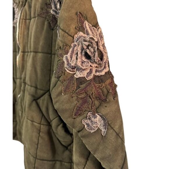 Free People x Tricia Fix Upcycled Quilted Jacket - S - Picture 6 of 8